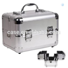 Silver Color Make Up Aluminum Portable 3 Layer Train Case New